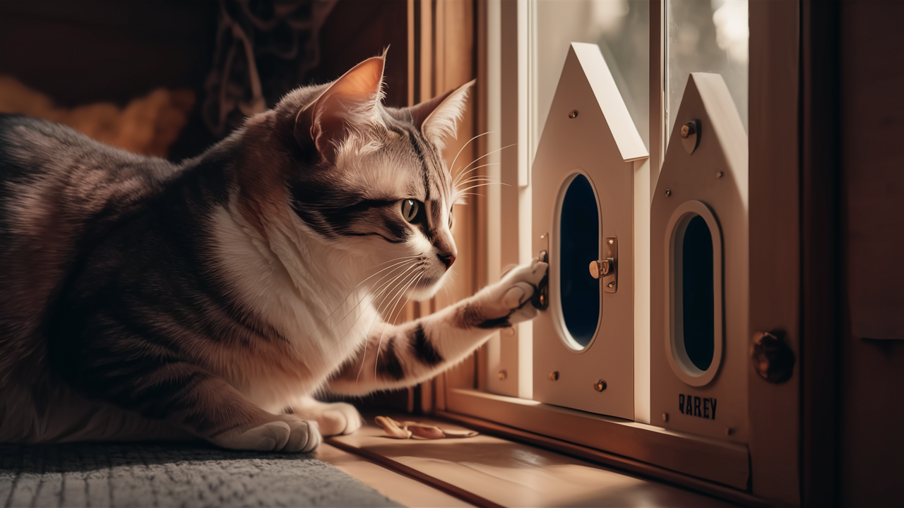 Cómo elegir la puerta para gatos ideal según tu hogar y mascota