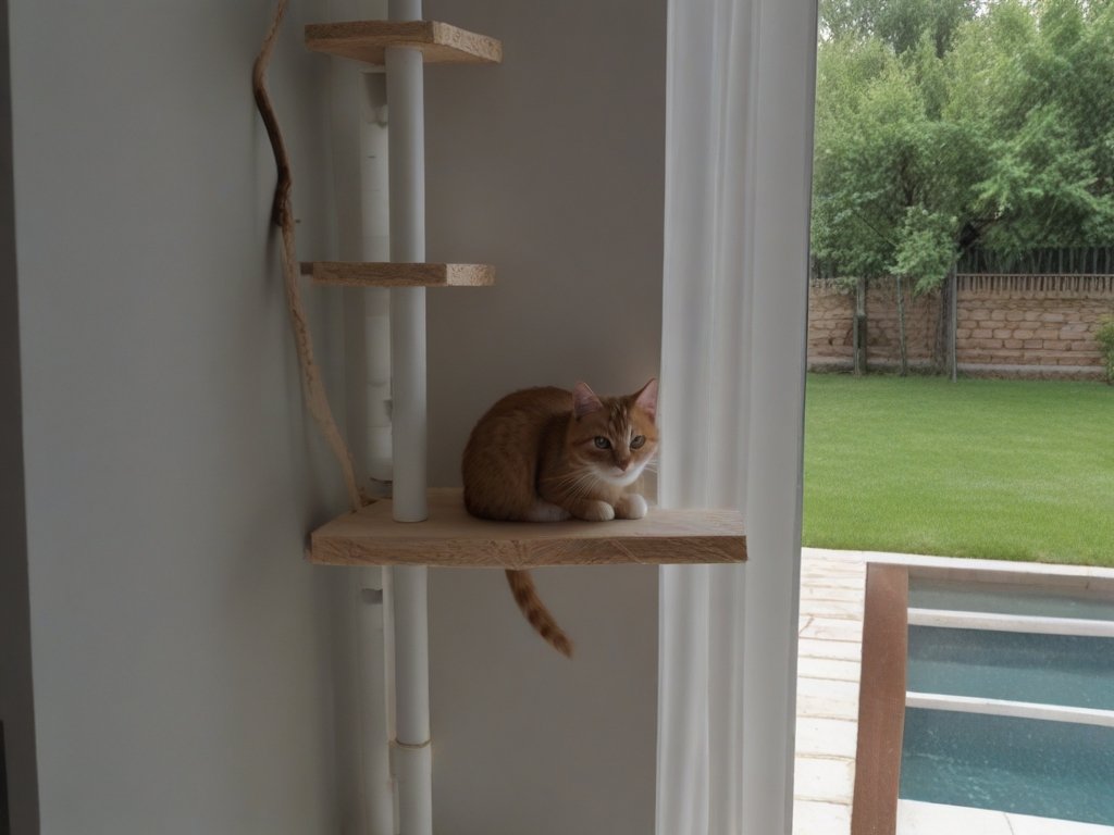 árbol de gatos DIY